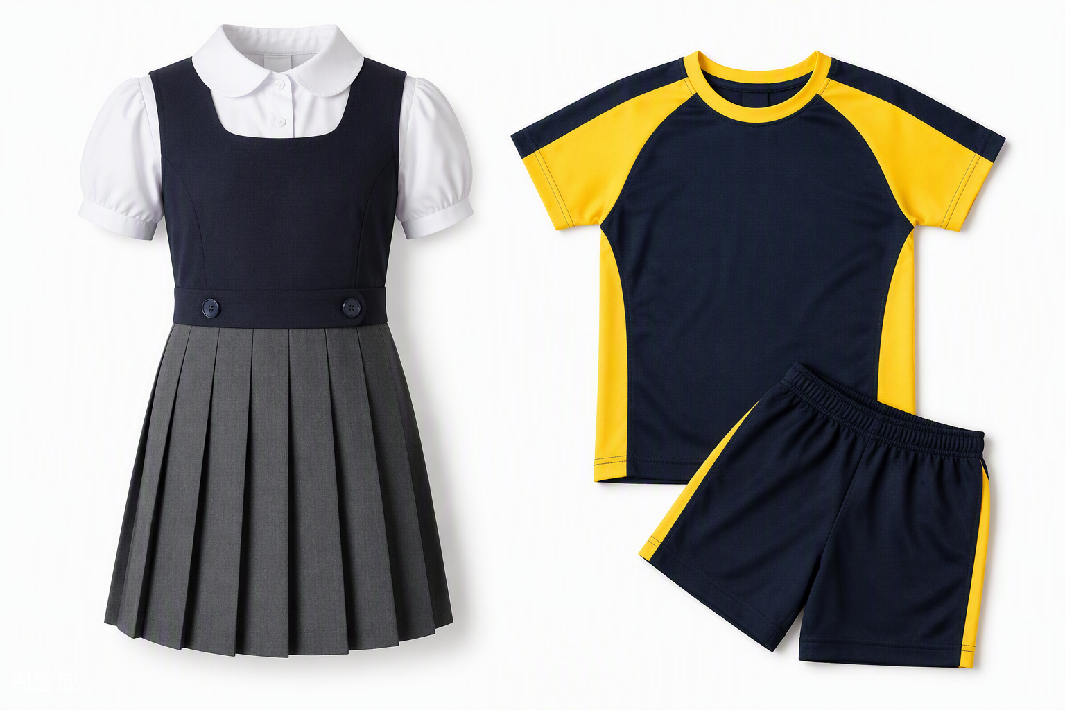Girls school uniform set